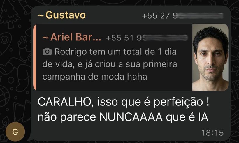 Depoimento de aluno