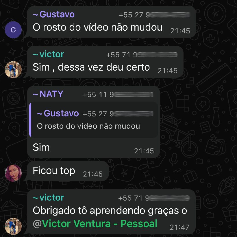 Depoimento de aluno